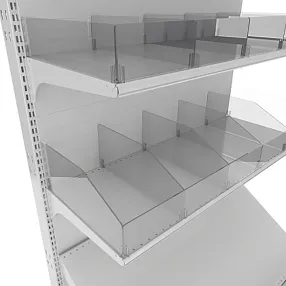 стеллаж торговый фруктово-овощной комбинированный пристенный 25 серия