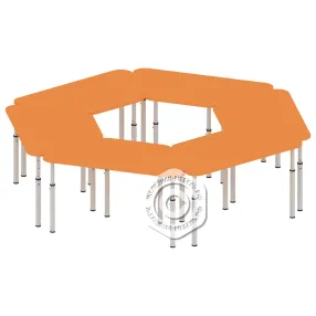 стол модульный, комплект из 6 столов шкав6-1