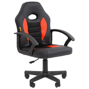 детское кресло chairman kids 111 экокожа/ткань tw красная