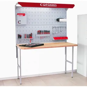 верстак откидной деревянный m, перфорация 1м