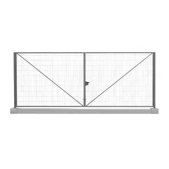 Распашные ворота из 2D сетки